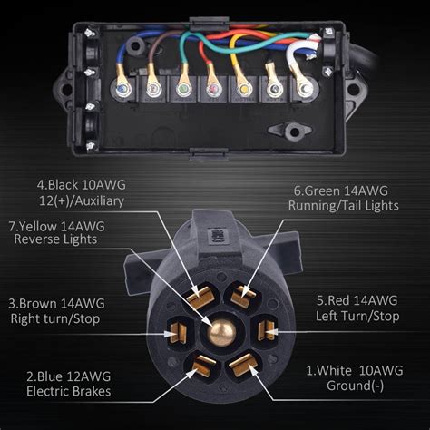 4 pin junction box|trailer wire connector box.